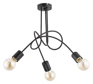 Полилей за повърхностен монтаж TANGO 3xE27/15W/230V черен
