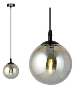 Пендел COSMO 1xE14/10W/230V Ø 14 см черен/сив