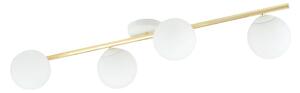 Плафон SPLENDI 4xE14/10W/230V бял/златист
