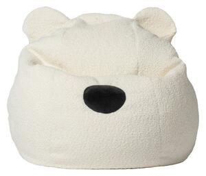 Кремав детски пуф Bear – The Brooklyn Kids