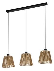 Eglo 44073 - Пендел LAVISTER 3xE27/60W/230V кафяв
