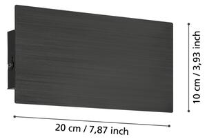 Eglo 901197 - LED аплик TALAMELLO LED/6W/230V 3000K черен