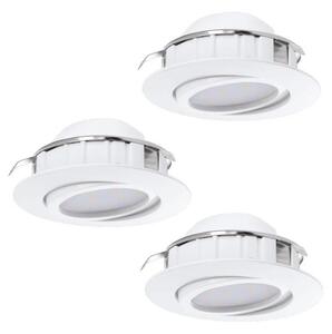 Eglo 78755 - К-кт 3x LED Лампа за окачен таван PINEDA LED/6W/230V 3000K бял