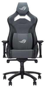 Геймърски стол Asus ROG Chariot X Core, до 136kg, алуминиева база, Class 4 газов амортисьор, 4D подлакътници, сив