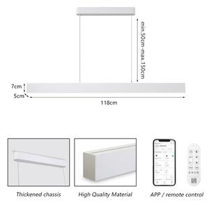 BRILAGI - LED Димируем Полилей SLEEKLINE SMART LED/40W/230V Wi-Fi Tuya Бял+ДУ