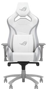 Геймърски стол Asus ROG Chariot X Core, до 136kg, алуминиева база, Class 4 газов амортисьор, 4D подлакътници, бял