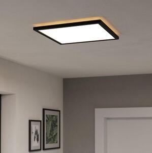 Eglo 901456-LED Димируема лампа за баня ROVITO-R 17,6W/230V 39x39 см IP44 черен + д.у