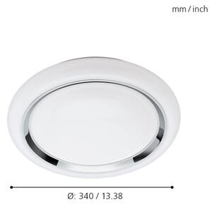 Eglo 33254-LED RGBW Димируемо таванно осветително тяло CAPASSO-C LED/17W/230V Ø34 см