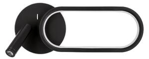 LED стенен аплик MONET LED/13W/230V + LED/2W 3000/4000/6000K черен