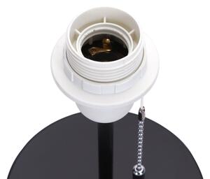 Aigostar - Настолна лампа с USB порт 1xE27/40W/230V черен
