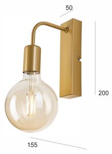 Аплик ASTRID 1xE27/60W/230V златист