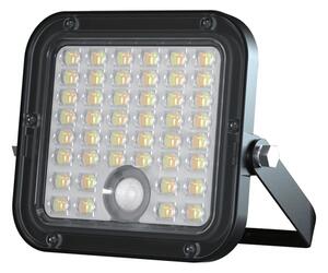 LED соларен прожектор с димер, сензор, 10W, 3.7V, 4000/6000K, IP65 + ДУ