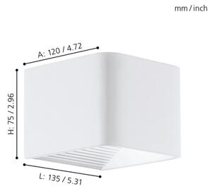 Eglo 96497 - LED външно стенно осветително тяло DONINNI LED/6W/230V IP44
