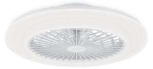 Philips LED тавански вентилатор Amigo на Philips, бял, 58 см, CCT, DC, Затъмняване, Бял, Дневна/трапезария, Пластмаса, Модерен