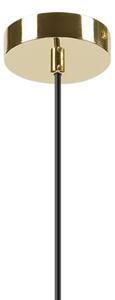 Пендел HARMA 1xE27/15W/230V Ø 14 см бял/златист