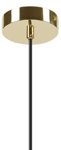 Пендел HARMA 1xE27/15W/230V Ø 25 см бял/златист