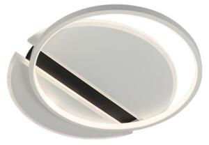 LED Димируем плафон LED/80W/230V 3000-6500K бял + дистанционно управление