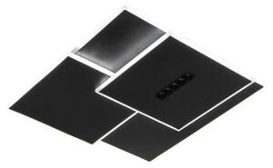 LED Димируем плафон LED/95W/230V 3000-6500K черен + дистанционно управление