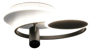 LED Димируема лампа LED/65W/230V 3000-6500K бял/черен + дистанционно управление
