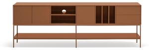 Маса за телевизор в тухлен цвят 220x74x45 cm Platt – Teulat