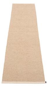 Бежова пътека за открито и закрито 60x250 cm Mono Light Nougat – Pappelina