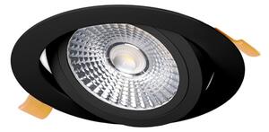 LED Лампа за окачен таван LED/6W/230V 3000K Ø 8,5 cm черен