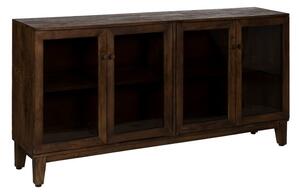 Кафява витрина от масивно манго 180x87x35 cm Ravi – Ixia