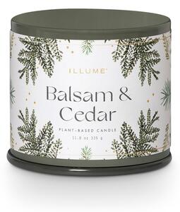 Ароматна свещ от соев восък с време на горене 50 часа Balsam & Cedar – ILLUME x Bloomingville