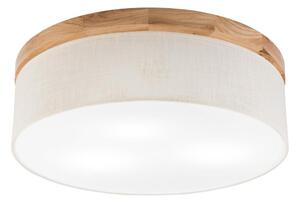 Brilagi - LED Плафон BELLADONNA 3xE27/15W/230V Ø 50 см кремав/дъб