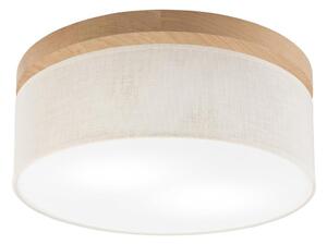 Brilagi - LED Плафон BELLADONNA 2xE27/15W/230V Ø 40 см кремав/дъб