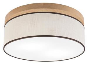 Brilagi - LED Плафон BELLADONNA 2xE27/15W/230V Ø 40 см кремав/дъб