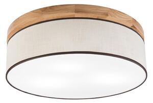 Brilagi - LED Плафон BELLADONNA 3xE27/15W/230V Ø 50 см кремав/дъб