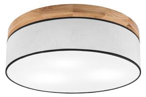 Brilagi - LED Плафон BELLADONNA 3xE27/15W/230V Ø 50 см бял/дъб