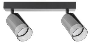 Zuma Line 2211BD-2-BK - Спот REN 2xGU10/50W/230V черен/сив