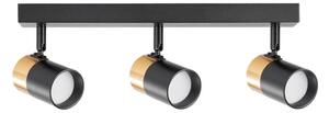 Zuma Line 2204BD-3-BK - Спот FORI 3xGU10/50W/230V черен/златист
