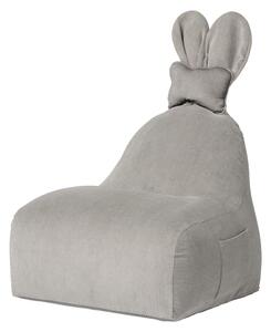 Сив детски пуф Funny Bunny – The Brooklyn Kids