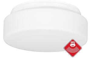 Ecolite W122-BI - Плафон със сензор HECTOR 1xE27/60W/230V IP44 бял