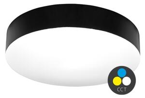 Ecolite WML300-CCT/24W/CR - LED Плафониера MAKARON LED/24W/230V IP44 черен