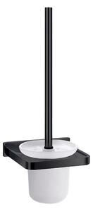 OMNIRES DA70620BL - Четка за тоалетна със стенен монтаж DARLING полуматов черен