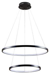 LED Пендел LEA LED/35W/230V 4000K Ø 60 см черен