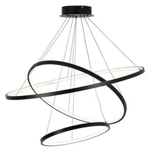 LED Пендел LEA LED/60W/230V 4000K Ø 80 см черен