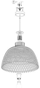 Eglo 43285 - Полилей на въже AUSNBY 1xE27/40W/230V
