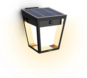 Philips LED соларен стенен фенер NISSA LED/1,8W/3,7V 3000K IP44 с сензор