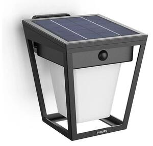 Philips LED соларен стенен фенер NISSA LED/1,8W/3,7V 3000K IP44 с сензор