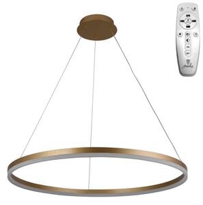 Brilagi - Димируем LED полилей на кабел CIRCLE LED/55W/230V 3000-6500K златист + дистанционно управление