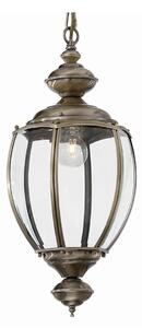 Ideal Lux - полилей на верига NORMA 1xE27/60W/230V диаметър 25 см бронзов