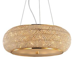 Ideal Lux - Кристален пендел PASHA 10xE14/40W/230V Ø 55 см златист
