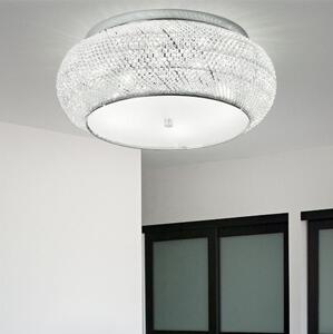 Ideal Lux - Кристален плафон PASHA 14xE14/40W/230V Ø 65 хром