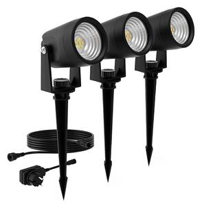 Philips -К-кт 3x LED Екстериорна лампа GARDENLINK REUEL LED/1,5W/230V 2700K IP44