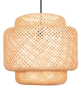 Пендел BERTA 1xE27/20W/230V Ø 50 см бамбук